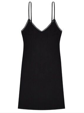 Cou cou THE CAMI SLIP
Black | Pointelle